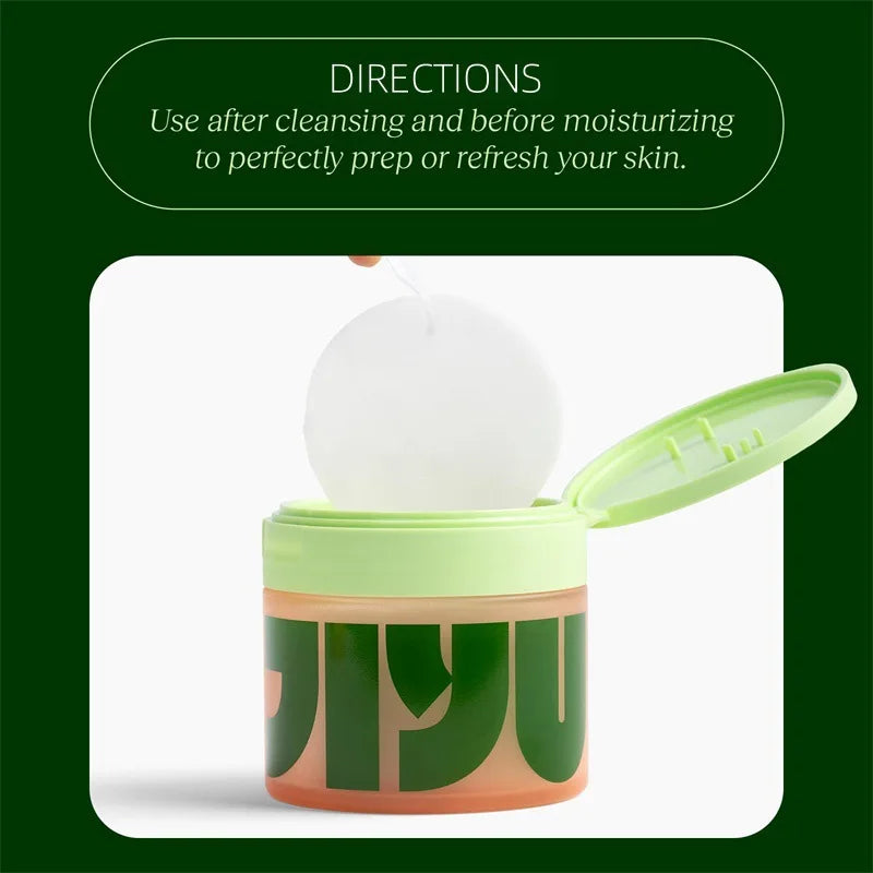 Skincare Anti-Aging, Dark Spot & Wrinkle Minimizing Toner Pads with Snail Mucin, Centella Asiatica, Niacinamide, Peptide Complex